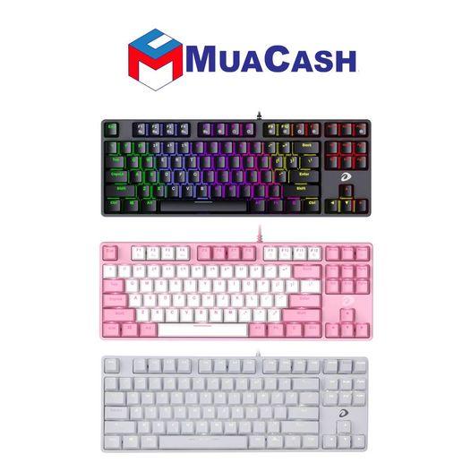 Bàn Phím cơ Dareu EK87 (USB/Pink White/Black/White /DareU switch) hàng chính hãng