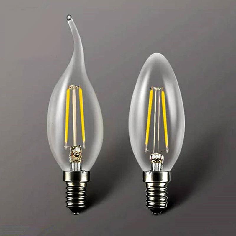 Bóng Đèn LED E14 LED 2W 4W 6W AC 220V Ánh Sáng Trắng Ấm Tiện Dụng
