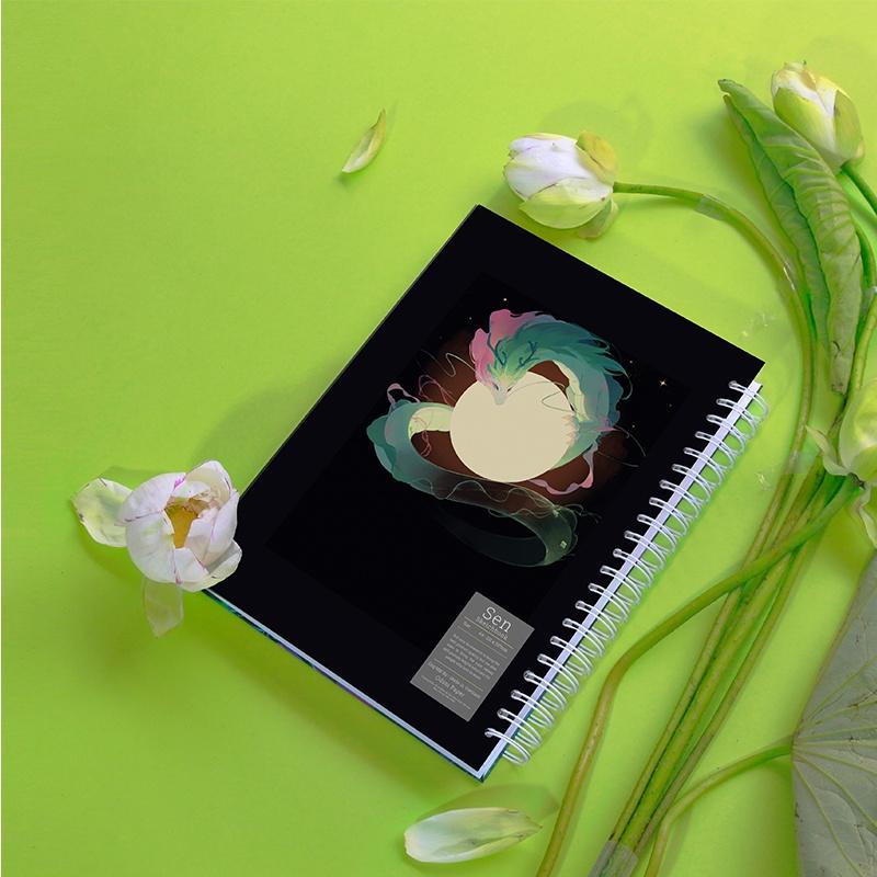 Sổ Phác Thảo SEN Dòng Basic 172GSM - Sketchbook  - Ong Mặt Bự ( LỖI 1 ĐỔI 1 )