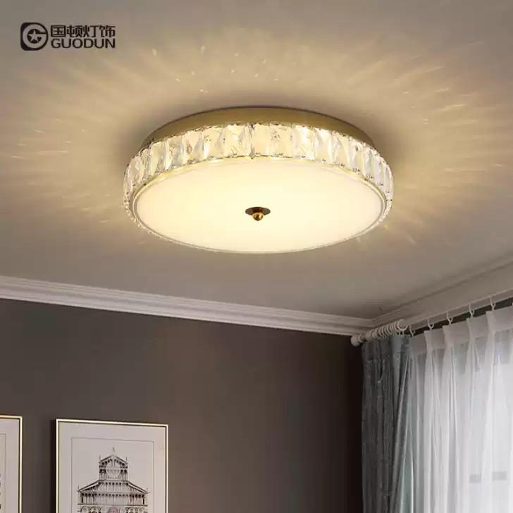 Đèn mâm vòng ốp pha lê ốp trần ,đèn phòng ngủ hình tròn hoặc vuông, đèn trang trí, đèn trần M9167