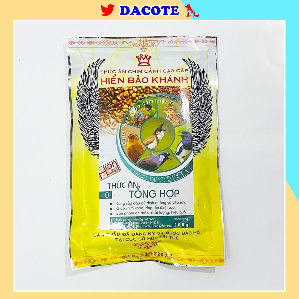 Cám chim tổng hợp Hiển Bảo Khánh số 0 cao cấp 200gram - Cám tổng hợp Hiển Bảo Khánh số 0 giá rẻ