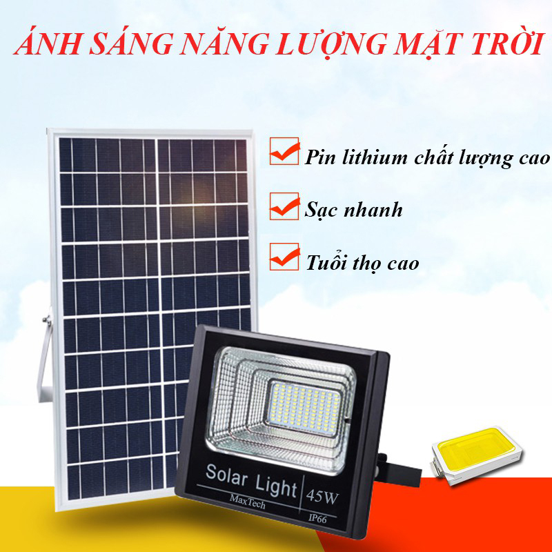 Đèn năng lượng mặt trời 45W,60W,80W,100W,180W Solar light - sử dụng hoàn toàn năng lượng mặt trời - không sử dụng điện - D1060