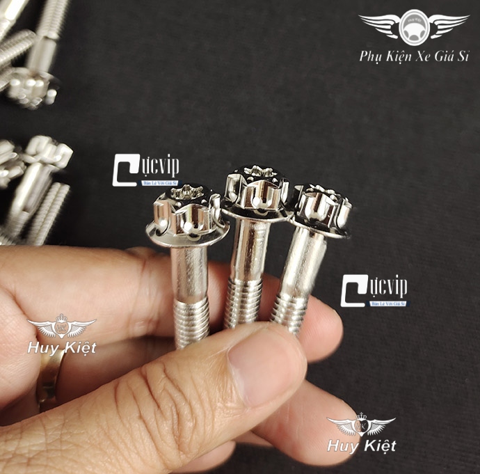 Ốc Sa_la_ya Inox 304 8Li, 10Li Chiều Dài Đầy Đủ Các Size