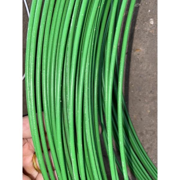 Dây thép bọc nhựa không rỉ màu xanh lá loại 3,5 li