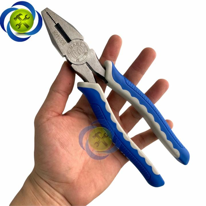 Kìm điện cán xanh trắng C-Mart B0014-8 200mm 8inch