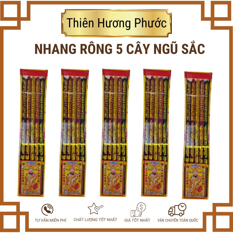 Nhang rồng 3 cây vàng kim QLH cúng khai trương giao thừa các lễ khác