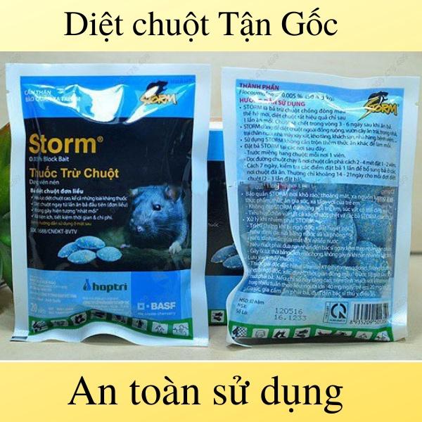 Hộp 5 Gói Thuốc Diệt Chuột Stom
