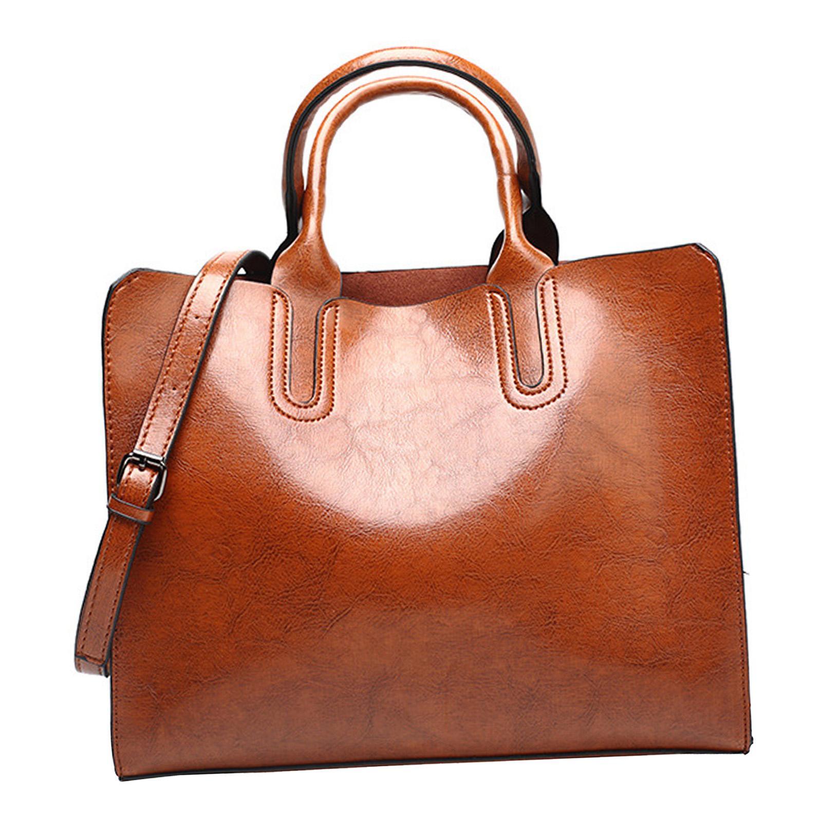 Fashion Womens Leather Handbag Top Handle Tote Satchel Shopping Bags for Holiday Casual