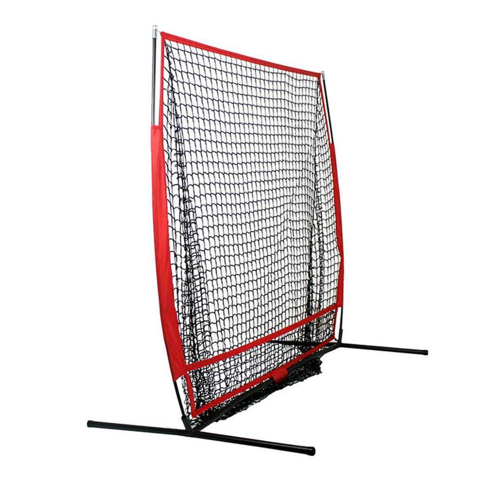 Mạng lưới bóng chày bóng mềm 5x5 feet với khung đánh bóng đánh bắt b sau đó