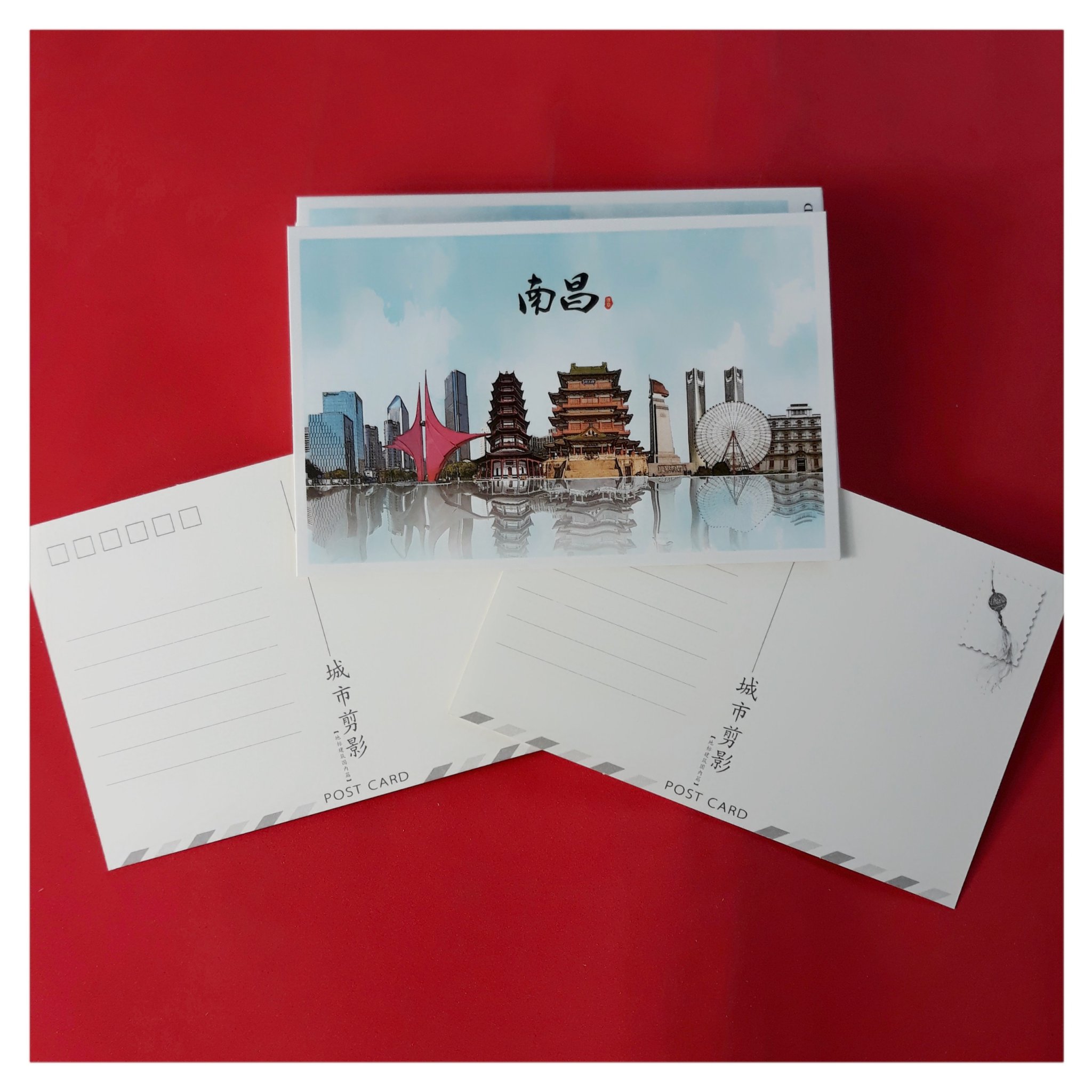 Hộp 36 Post Card Chủ Đề Kỳ Quan Hiện Đại (9.3 x 14.3cm)