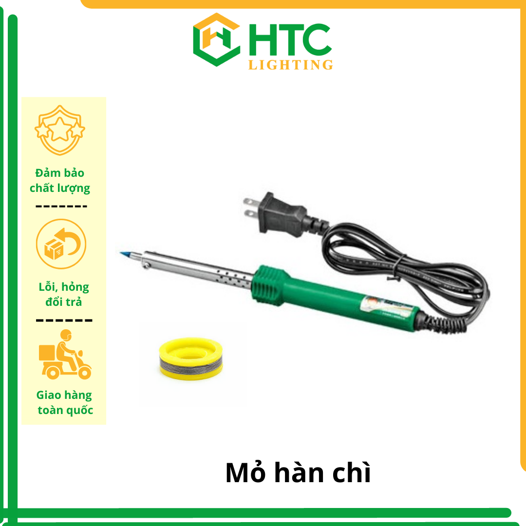 Mỏ hàn nhọn 60w -80W (tặng kèm 1 cuộn chì hàn)