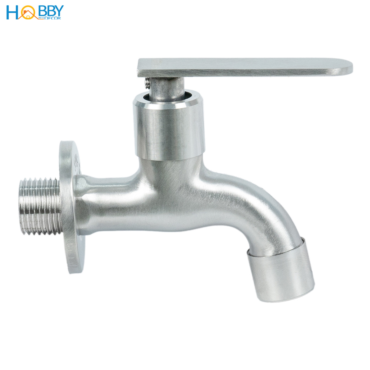 Vòi Xả Hồ Cấp Nước Máy Giặt Xả Rửa Sàn Inox 304 Hobby Home Decor Vin2 - Xả Ngắn - Xả Nước Chậu Rửa