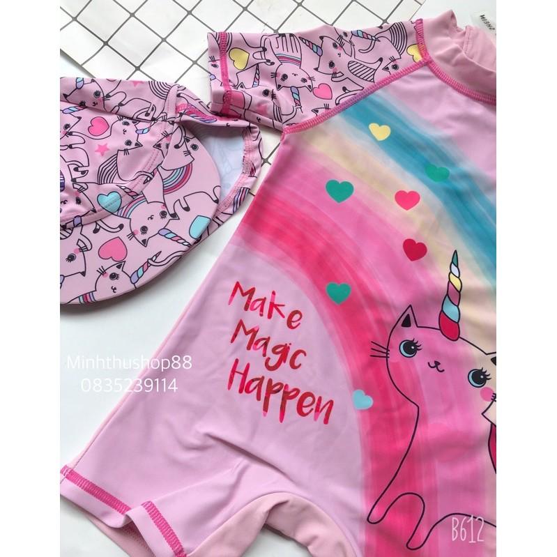 Bộ bơi liền thân Tqxk mẫu Pony hồng cực xinh - MT88.34