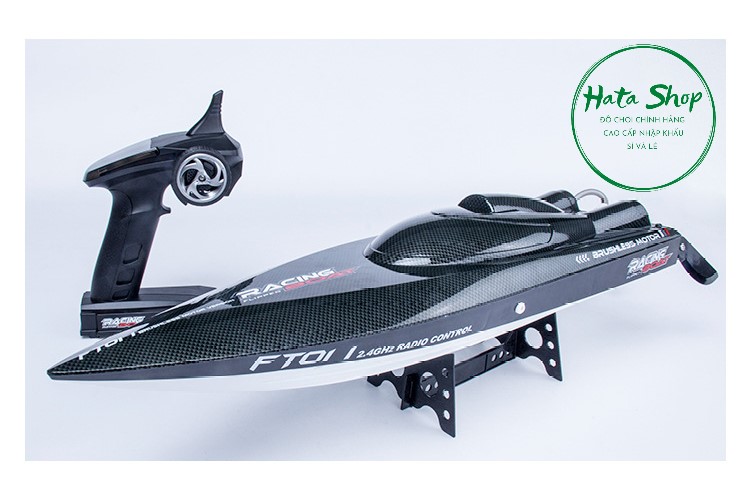 Tàu Cano Điều Khiển Từ Xa FT011 siêu tốc Racing Boat Fei lun 55km/h cao cấp High Speed