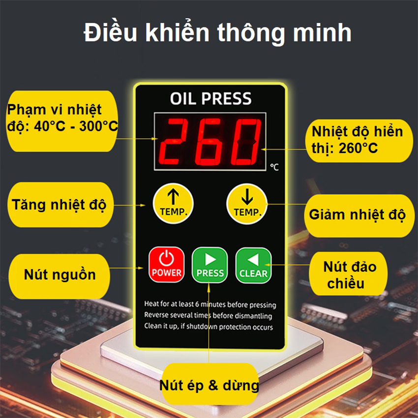 [HÀNG CHÍNH HÃNG] Máy ép dầu ăn thực vật, thế hệ thứ 4 hoàn toàn mới. Thương hiệu Mỹ cao cấp Septree - R8S