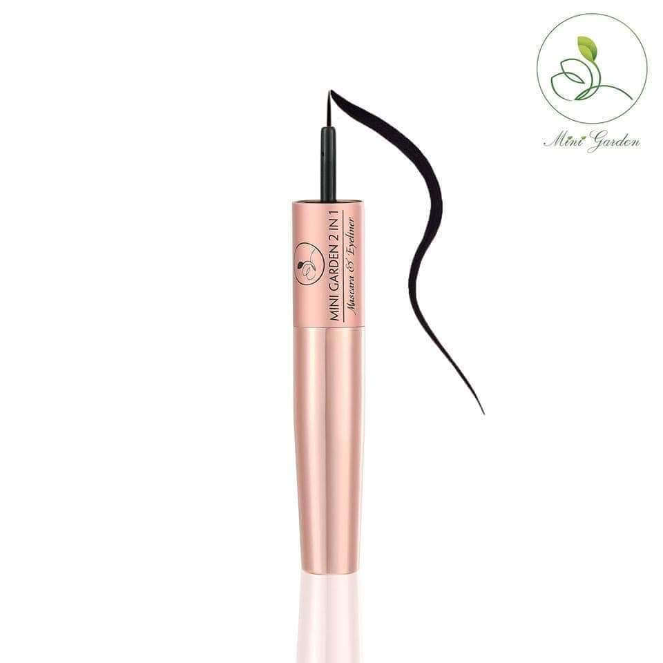 Mascara và kẻ mắt - Mascara &amp; Eyeliner 2in1 MiniGarden Chính Hãng