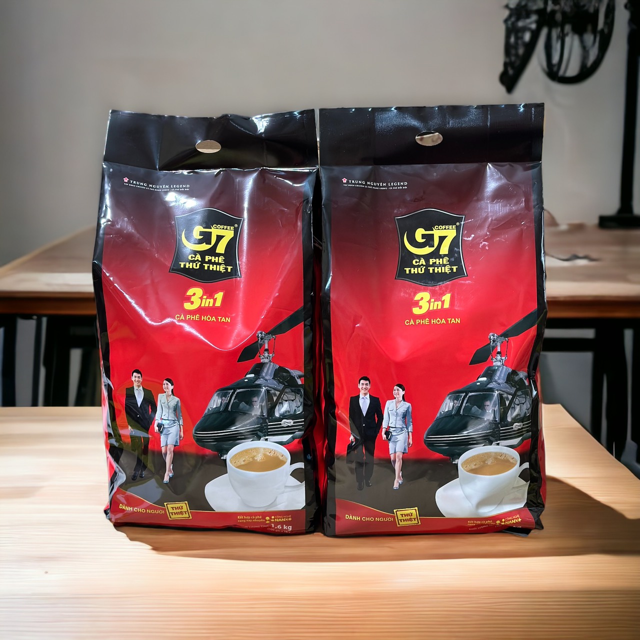 Combo 02 Túi 100 gói Cà phê Sữa G7 Trung Nguyên
