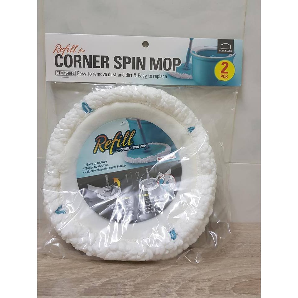 Combo 2 bông lau ETM494RFL thay thế của Bộ lau nhà Lock&Lock ETM494