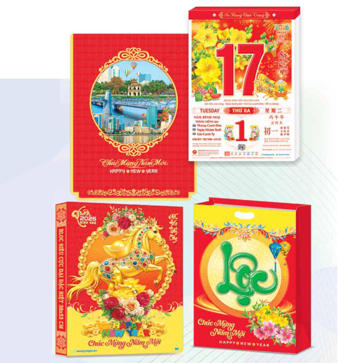 Lịch Bloc Siêu Cực Đại Đặc Biệt - Chủ Đề Phong Cảnh Việt Nam - Mã Đáo Thành Công - Hương Trang HT1