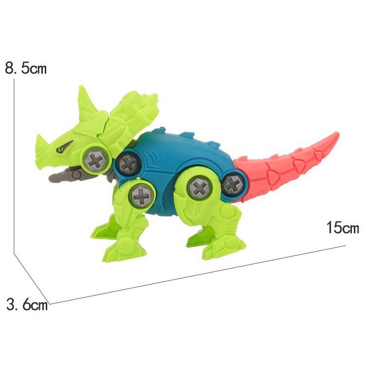 đồ chơi 4 chi tiết mô hình khủng long lắp ráp - Đồ chơi thông minh thoả sức sáng tạo cho bé, cho trẻ em