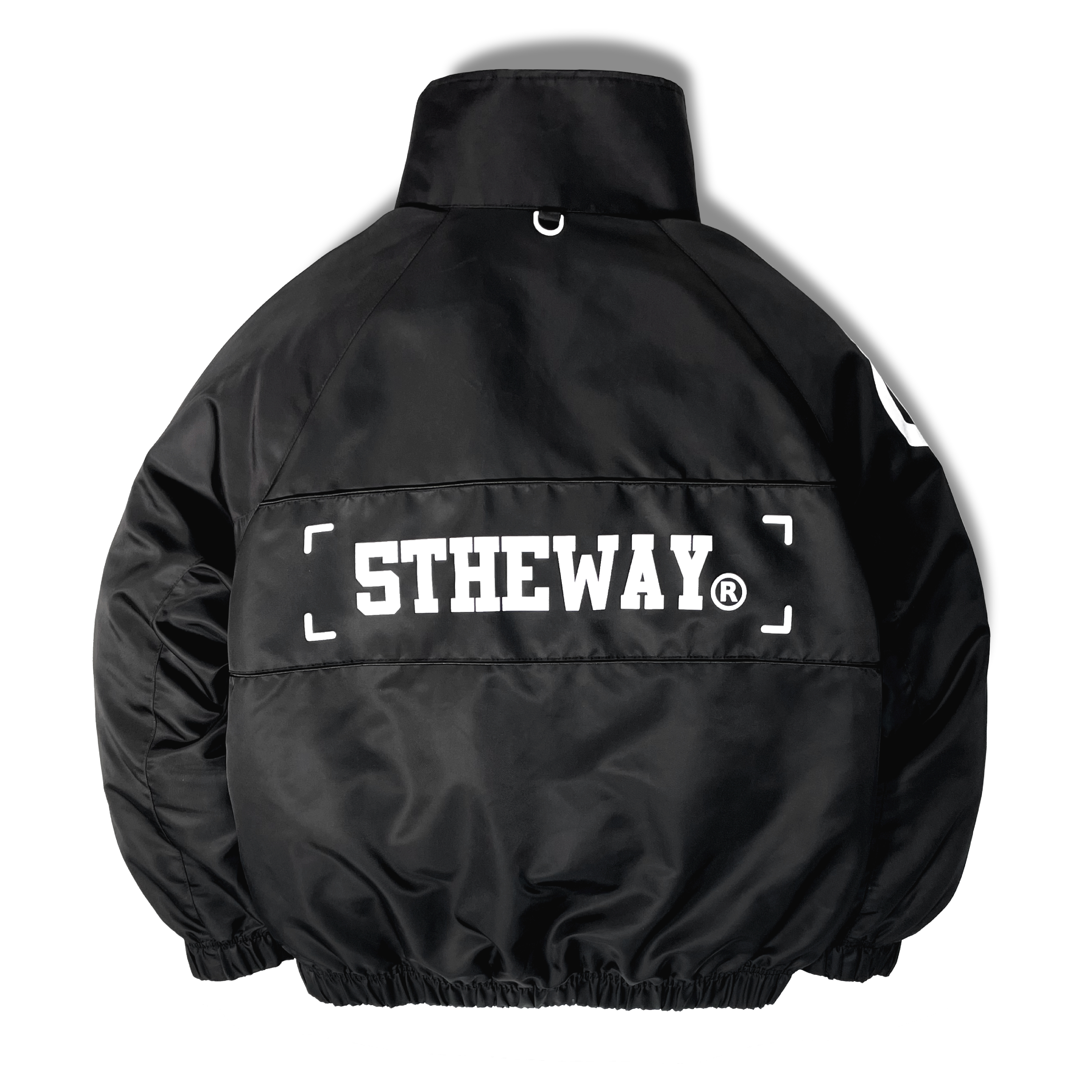 5THEWAY /street vocabulary/ COURT JACKET - BLACK aka Áo Khoác Dù Có Cổ