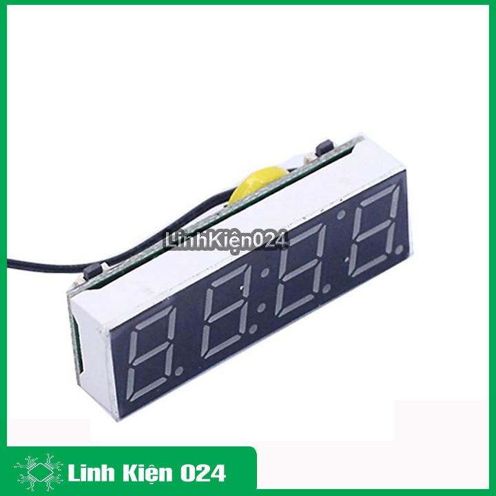 Module Đồng Hồ DS1302 Hiển Thị Điện áp + Nhiệt Độ