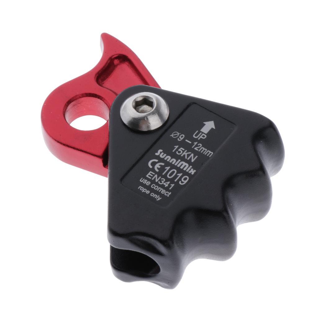 2x Ring Climbing Gear ,Self-Braking Stop Descender for 9-12mm Rope Rescue Descender for Rock Climbing Peak Rescue