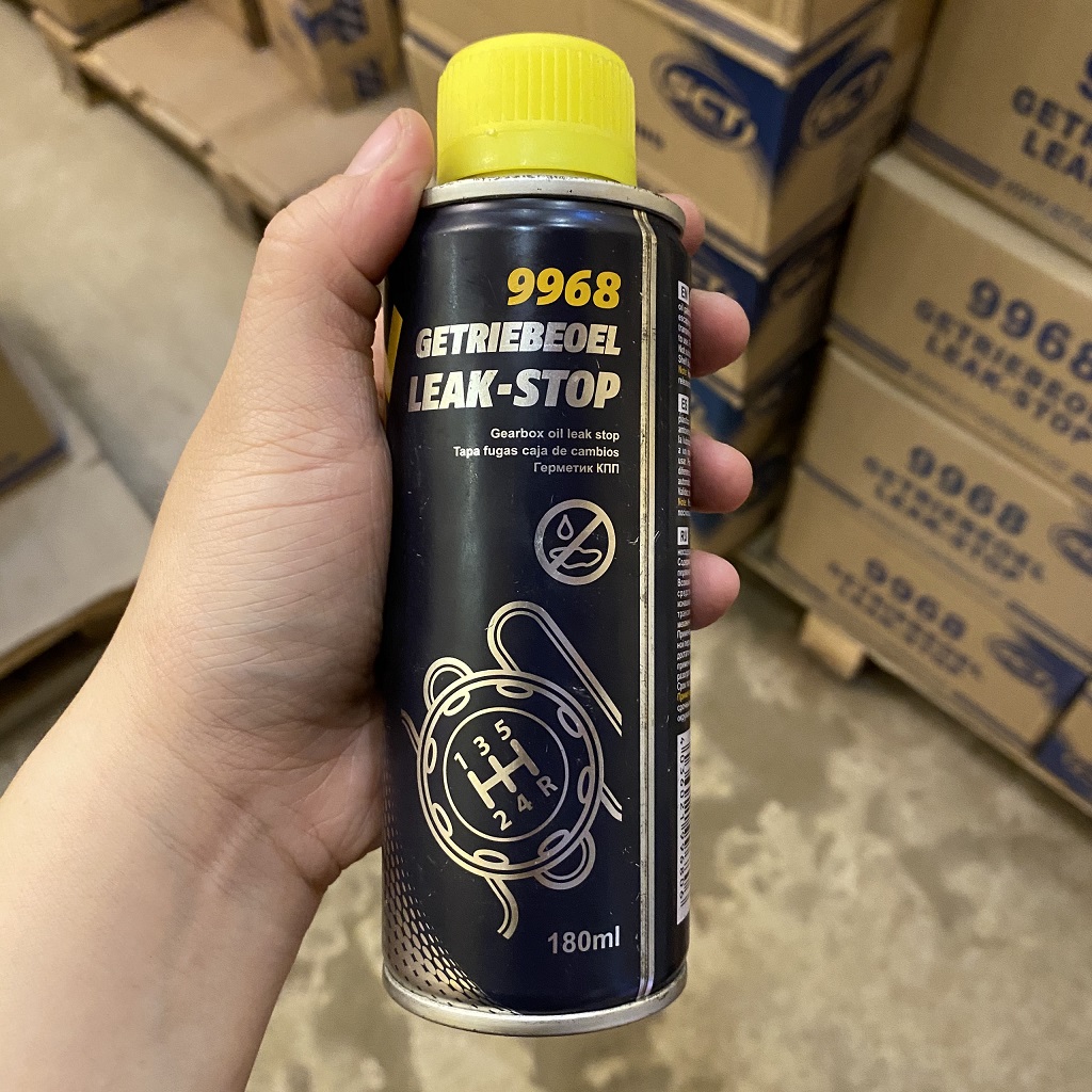 Chống Rỉ Dầu Hộp Số, Tái Tạo Joint Cao Su Bị Chai Cứng MANNOL 9968 Getriebeoel Leak-Stop 180ML