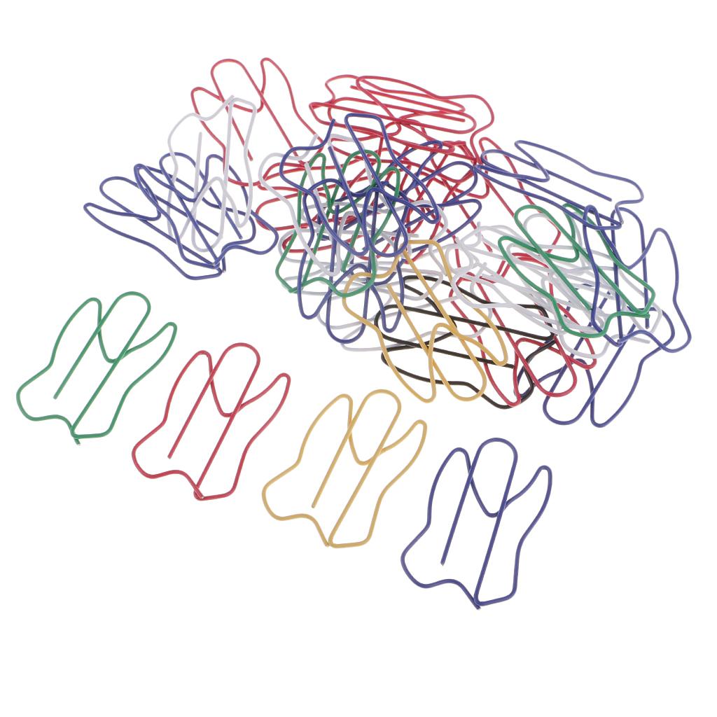 30 Chiếc Hình Răng Kẹp Đánh Dấu Trang Ghi Nhớ Kẹp Học Sinh Vật Dụng Văn Phòng