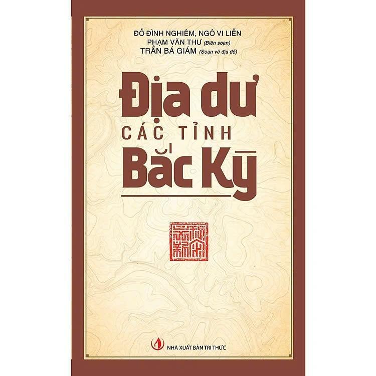 Sách - Địa Dư Các Tỉnh Bắc Kỳ - VIETNAMBOOK