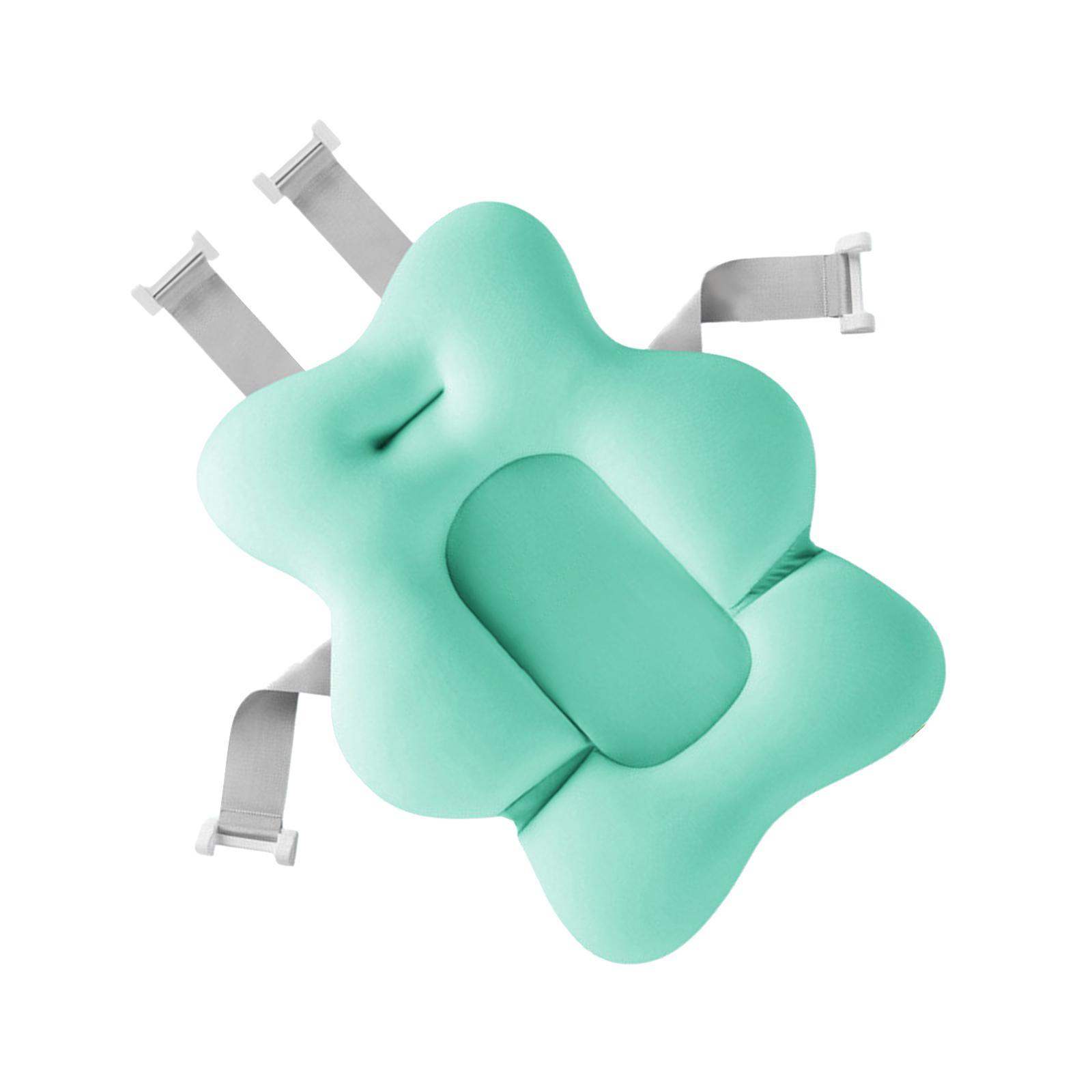 Portable Non-Slip Bathtub Pillow Bath Seat Support Mat Safety for Infant Baby