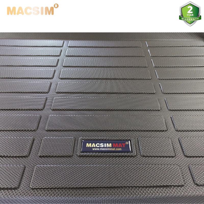 Thảm lót cốp xe ô tô Hyundai I10 2021-2022  nhãn hiệu Macsim chất liệu TPE cao cấp màu đen