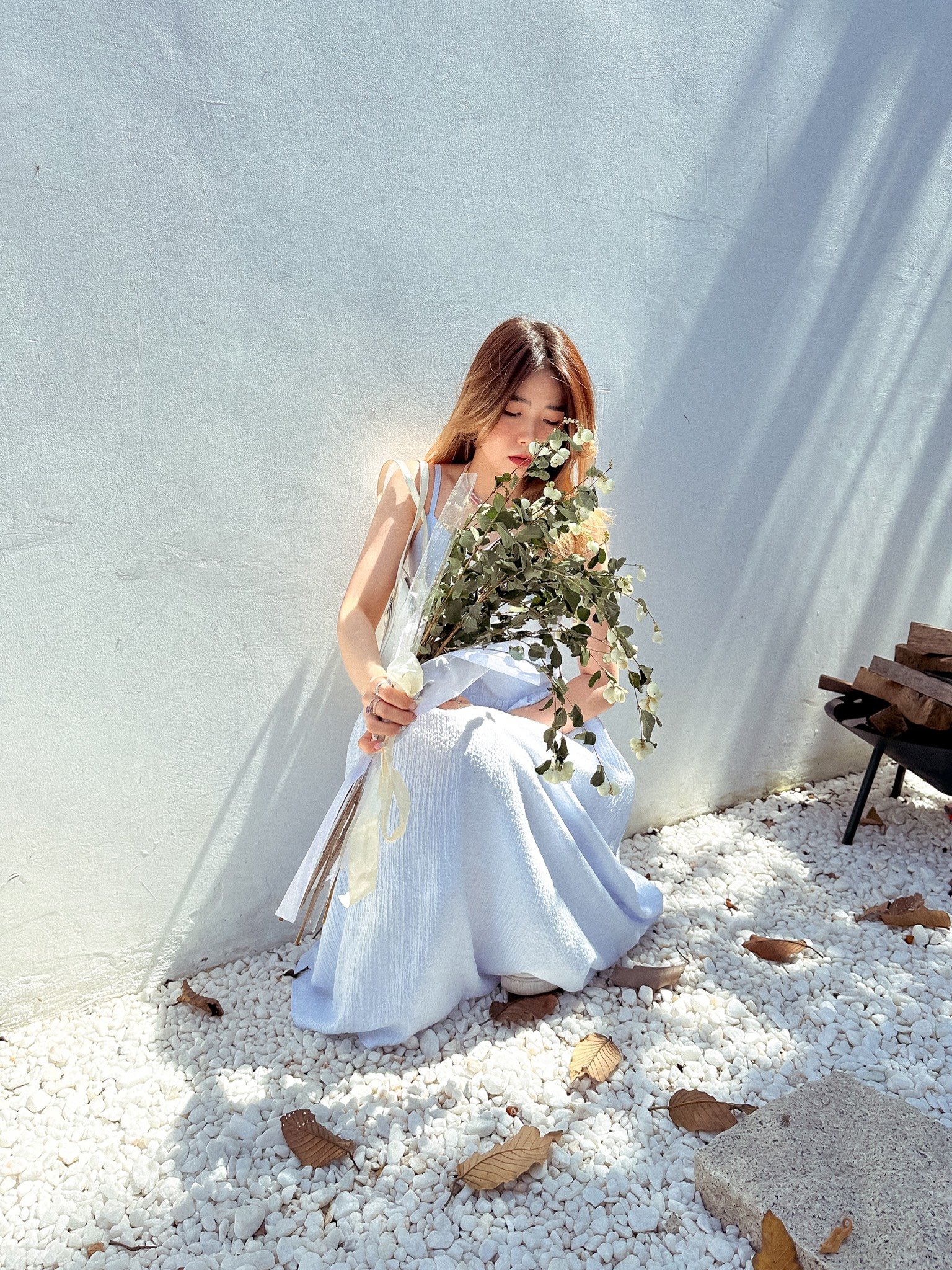 Hình ảnh Đầm hai dây xanh pastel Jini Dress Gem Clothing SP060725