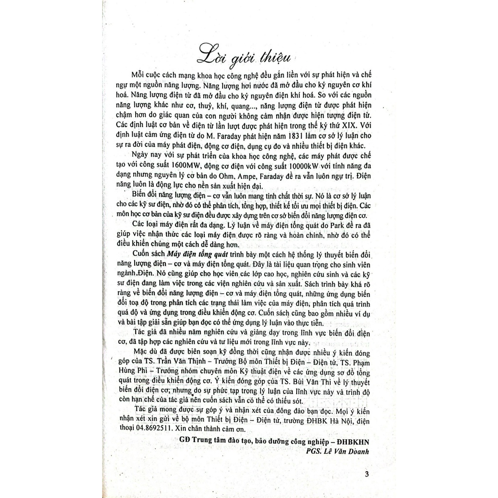 Sách - Máy Điện Tổng Quát