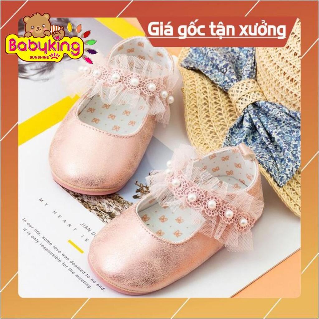 Giày búp bê cho bé gái, giày tập đi, giày sandal, thương hiệu Aiueo Nhật Bản.