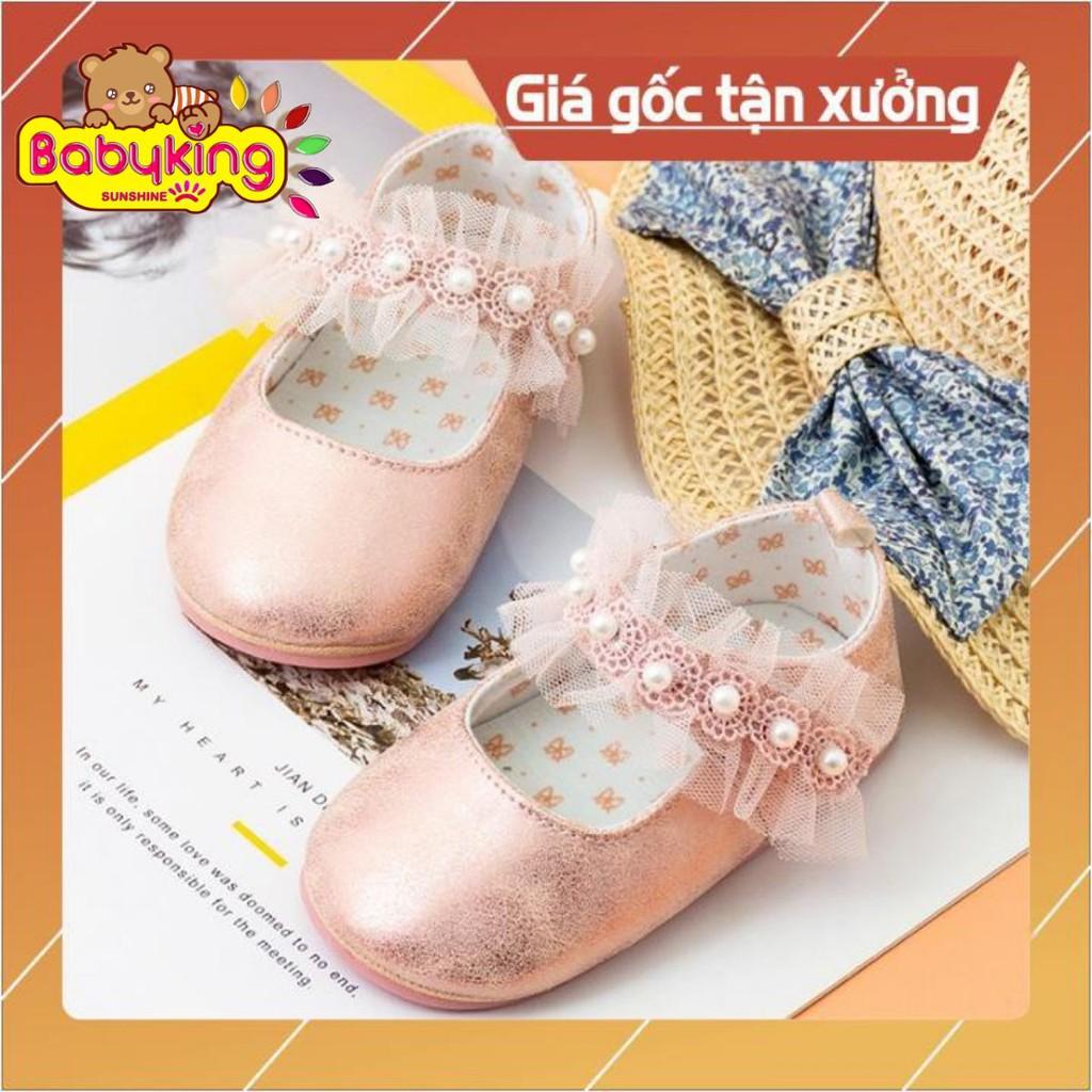 Giày búp bê cho bé gái, giày tập đi, giày sandal, thương hiệu Aiueo Nhật Bản