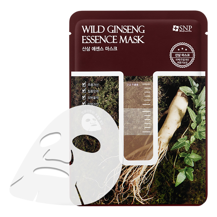 Bộ Mặt Nạ Essence Tinh Chất Sâm Núi Chống Lão Hóa Chuyên Sâu SNP Wild Ginseng Essence Mask