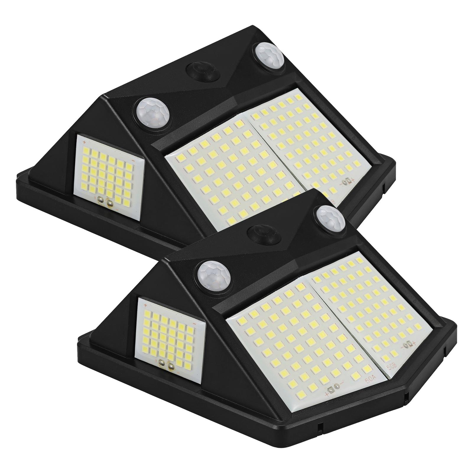 Cặp Đèn năng lượng mặt trời Ngoài trời Không dây 160 LED IP65 chống thấm nước