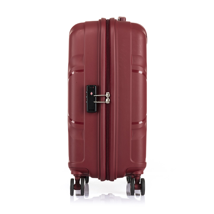 Vali kéo Kross AMERICAN TOURISTER - MỸ :Vali kéo nhựa PP có trọng lượng nhẹ Hệ thống 4 bánh xe đôi 360° vận hành êm ái, trơn tru Nội thất tổ chức phong phú, thông minh Khóa số tích hợp TSA an toàn tiêu chuẩn Hoa Kỳ