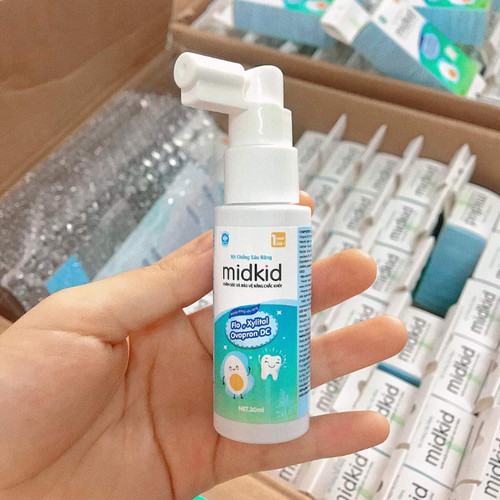Xịt chống sâu răng MIDKID-Ngăn ngừa sâu răng-bảo vệ men răng-ngừa ố vàng-đập tan sâu sún hà mủn