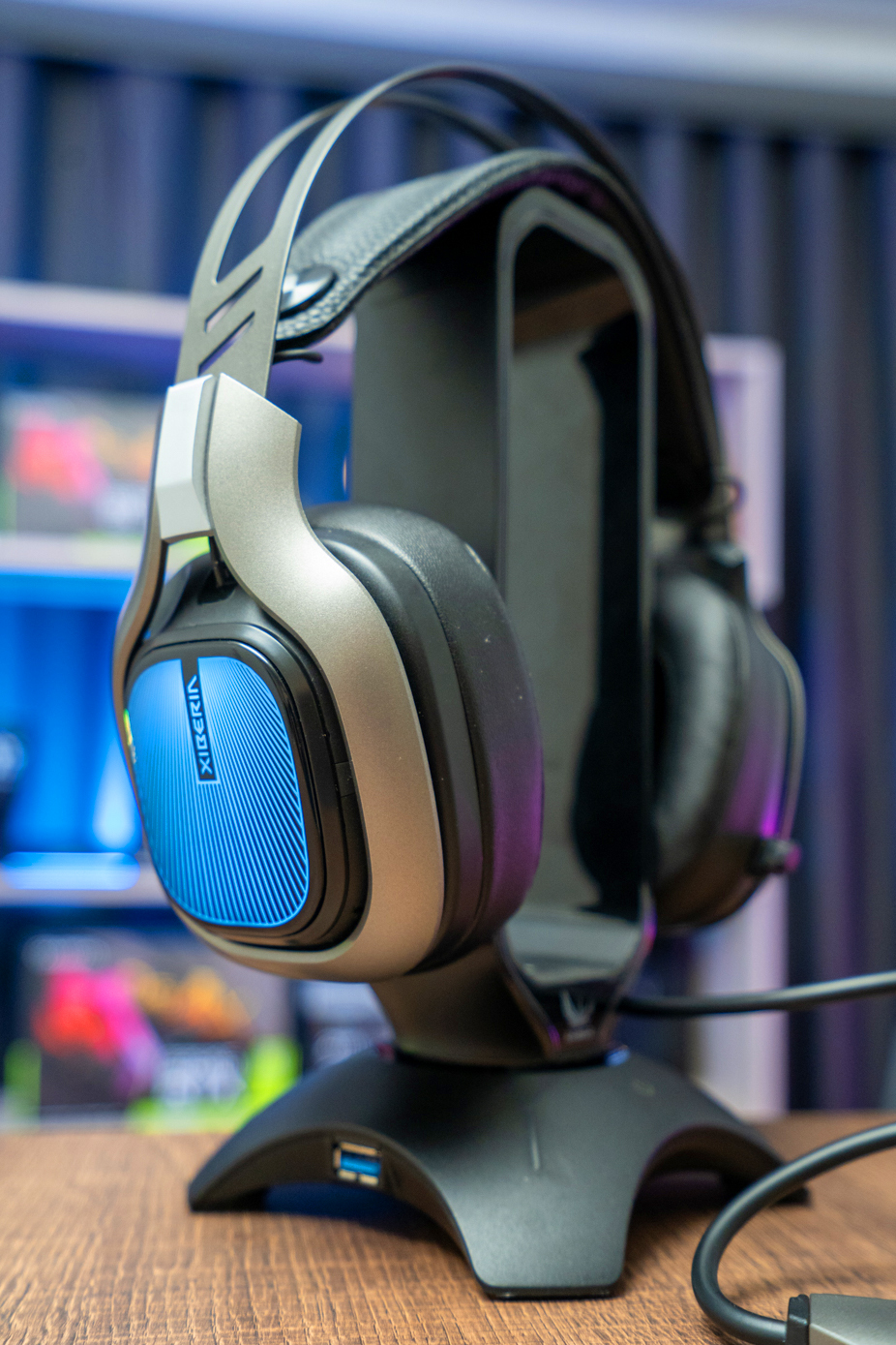Tai Nghe XIBERIA K18 7.1 Virtual 7.1 RGB Lighting IRON GREY ICAFE GAMING - Hàng chính hãng