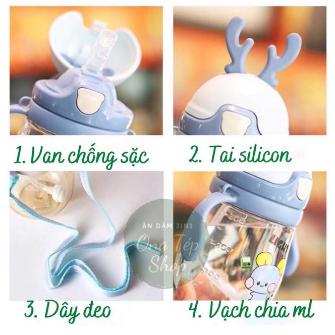 Bình tập uống nước cho bé tập hút