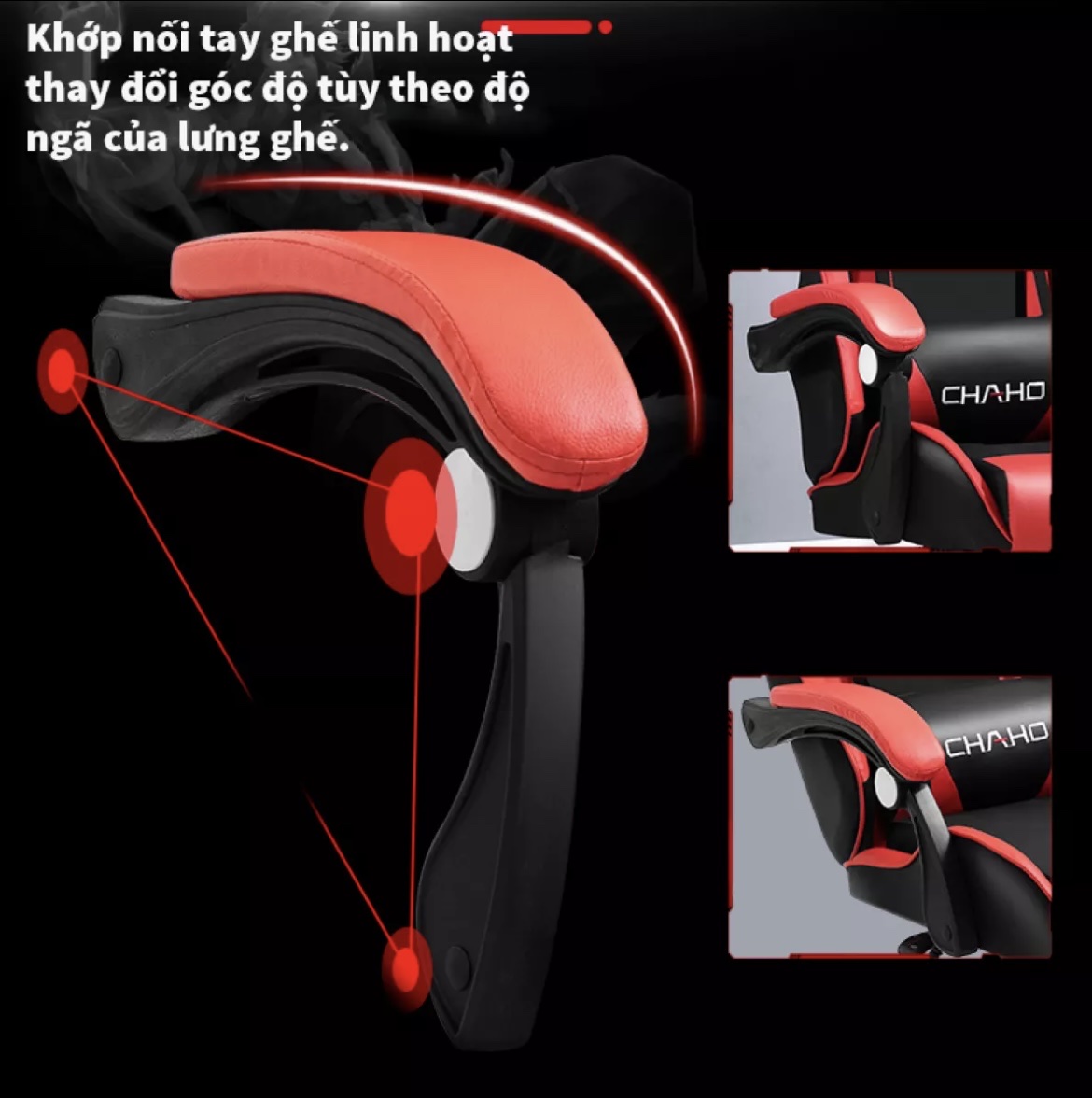 Ghế Gaming CHAHO - Hàng Nhập Khẩu Chính Hãng - Mẫu Mới Nhất