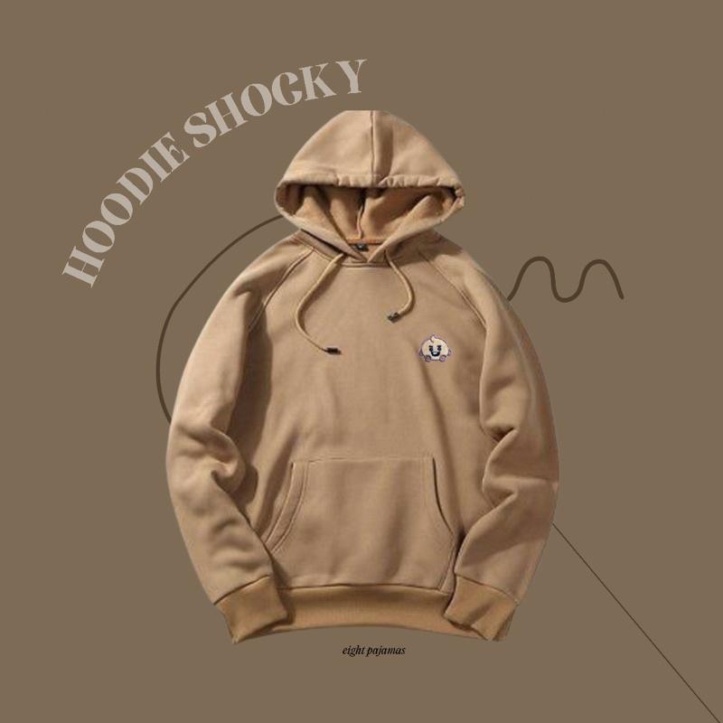Áo Len Crop | Áo Hoodie | Áo Nịt BT21 SHOCKY | Hộp Quà | Năm Kado