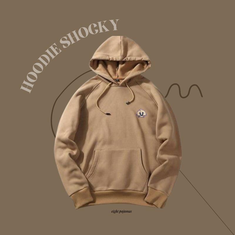 Áo Len Crop | Áo Hoodie | Áo Nịt BT21 SHOCKY | Hộp Quà | Năm Kado