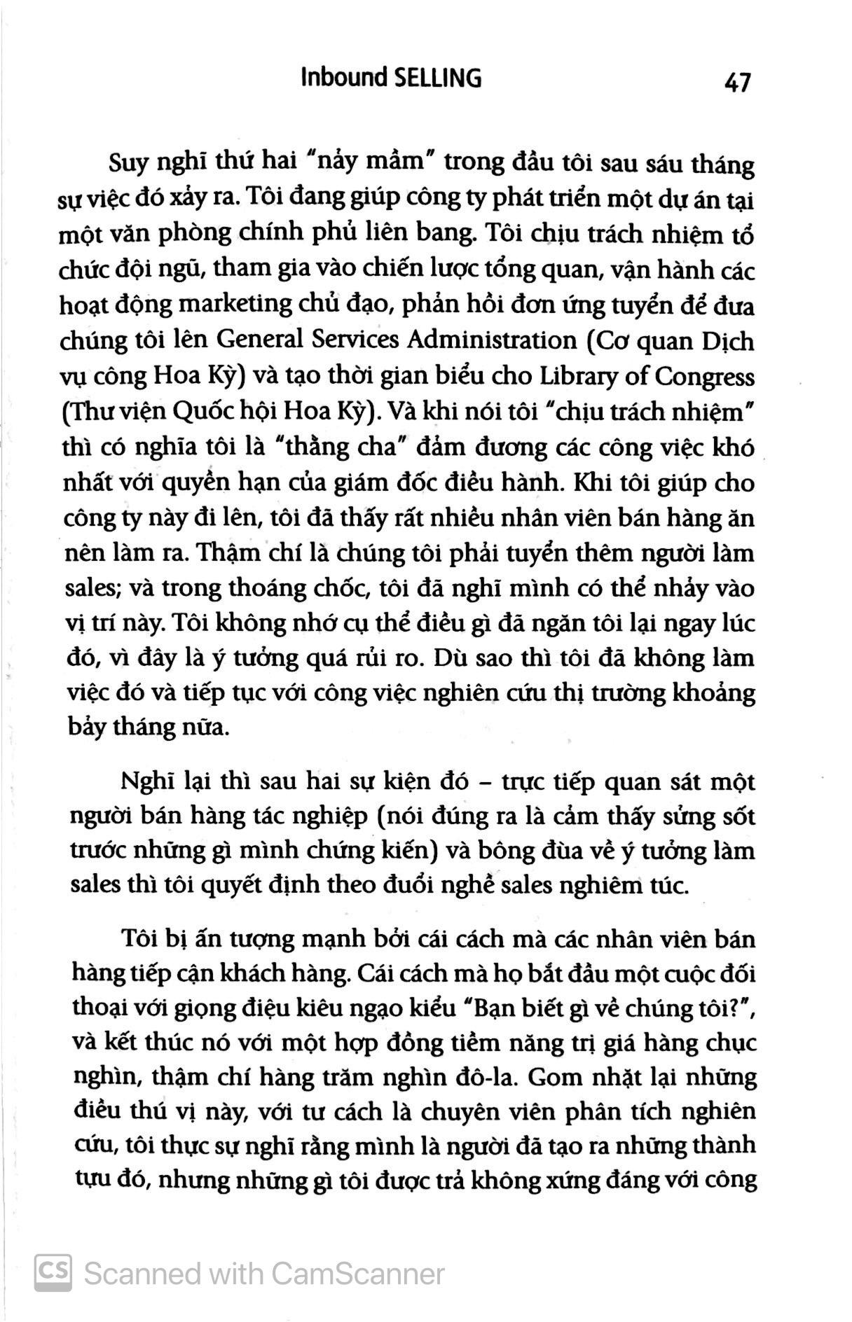 Sách Inbound Selling - Thay Đổi Phương Thức Bán Hàng Theo Mô Hình Inbound