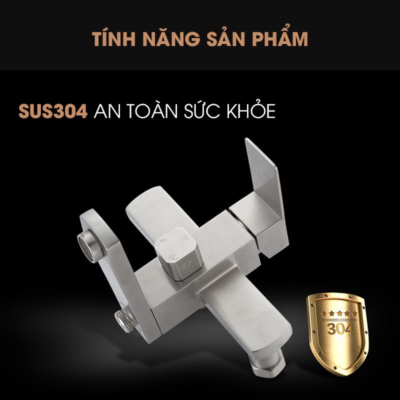 Sen cây phòng tắm inox