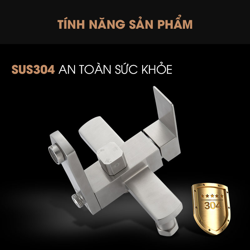 Sen cây phòng tắm inox 