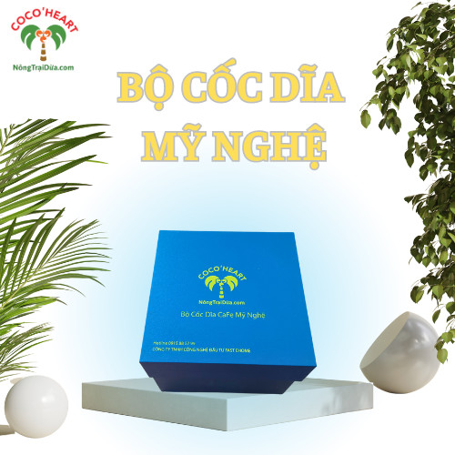 HỘP Bộ Cốc Dĩa Mỹ Nghệ - Làm quà tặng cực sang