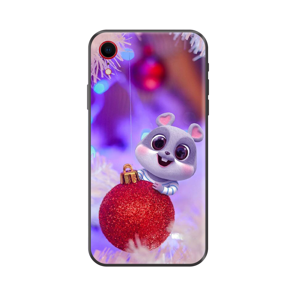 Ốp lưng TPU viền dẻo cho điện thoại IPHONE XR Hình Chuột Tết 2020 - Mẫu 29